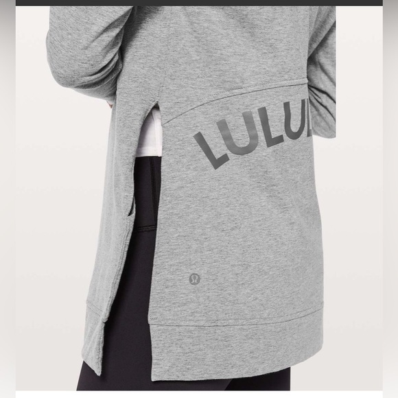 lululemon athletica  Cut Above Hoodie (Expression) Heather Gray Women's size 10 - Picture 5 of 11